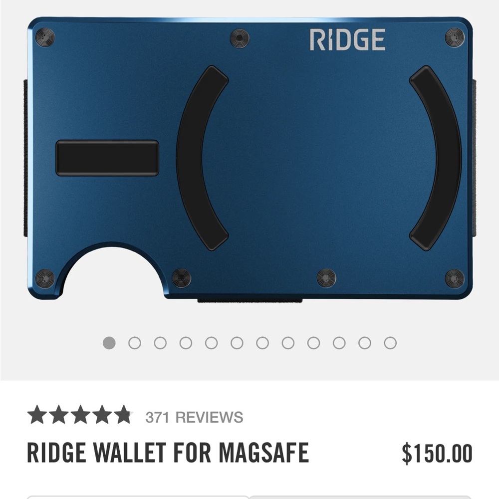 Blue Wallet for MagSafe
